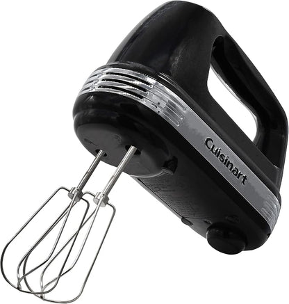 Cuisinart Power Advantage Plus 9-Speed Hand Mixer, 220W-Motor Hand Blender Electric Mixer with 9 Speed Settings, XL Dishwasher-Safe Beaters, 3 Low Mixing Speeds, Storage Case, Black