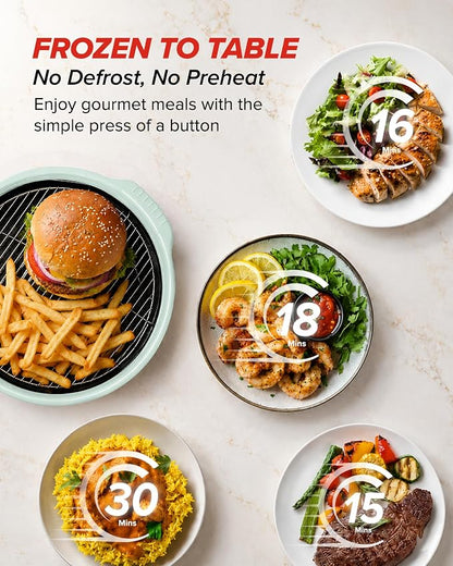 Nuwave Pro Plus 2 Air Fryer Oven, Infrared Countertop Convection, No Defrost No Preheat, Triple Combo Heating, 10-in-1 Multicooker, PFAS & BPA Free, 10LB Capacity, Dishwasher Safe Parts, 20660V03M