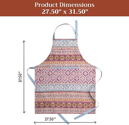 Maison d' Hermine 100% Cotton Apron for women with Pocket Kitchen Chef Apron for Men Cooking Spring Summer