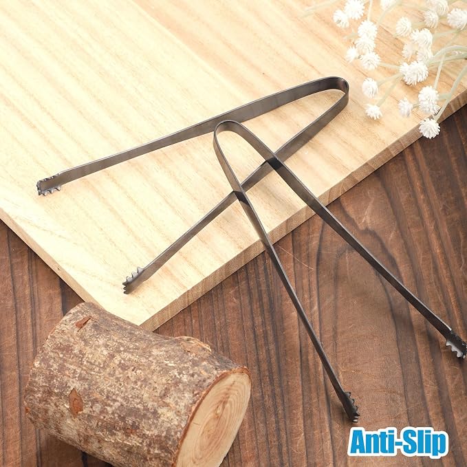 Egg Chalaza Removal Tool, Stainless Steel Toothed Egg Chalaza Remover Eggshell Fragment Remover Kitchen Tongs for Cooking Bakers Chefs