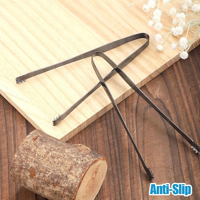 2pcs Egg Chalaza Removal Tool, Stainless Steel Eggshell Fragment Remover Egg Tool Kitchen Tongs Chalaza Remover for Chefs Bakers