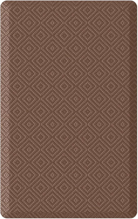 Ophanie Kitchen Mats for Floor, 1/2 Inch Thick Kitchen Rugs, 20x32 Anti Fatigue Standing Cushioned Mat, Waterproof,Comfort Ergonomic Mat for Office, Home, Sink, Brown Non-Slip Bottom