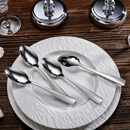 KEAWELL Premium 20/45/65 Piece Louis Silverware Set, 18/10 Stainless Steel, Service for 4/8/12, Fine Flatware Set, Dishwasher Safe (45)