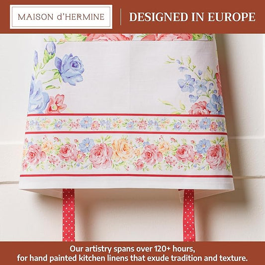Maison d' Hermine 100% Cotton Apron for women with Pocket Kitchen Chef Apron for Men Cooking Spring Summer