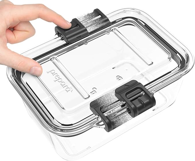 Prepara Latchlok 22.5 Cup Tritan Food Storage Container, Clear