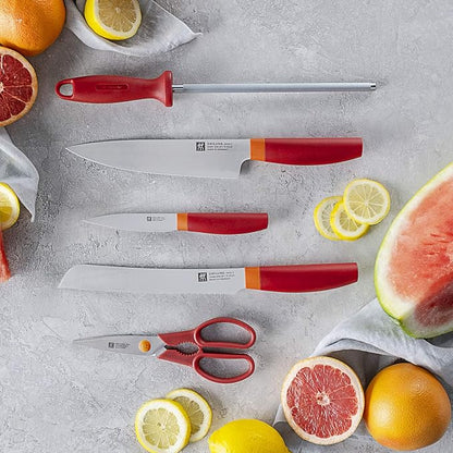 ZWILLING Now S 6-pc Knife Block Set-Granada Orange