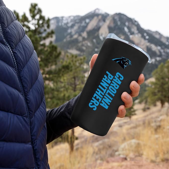 Rico Industries NFL Football Soft Touch, Easy Grip Tumbler