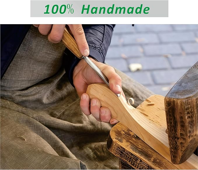 5 PCS Wooden Spoons for Cooking, 12 inch Soup Spoons for Eating, Mixing Stirring Tasting Food, long handle Spoon for Cooking and DIY