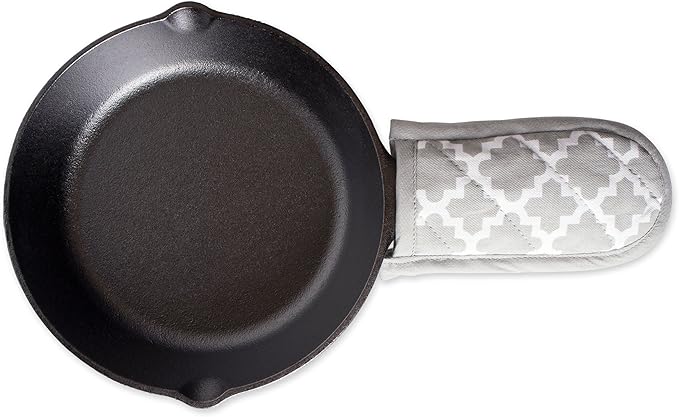 DII Lattice Basics Collection Kitchen Essentials, Pan Handle Set, Gray, 3, Piece