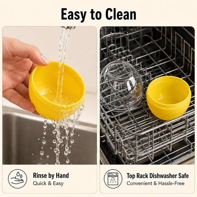 Lemon Keeper Lemon Saver Lemon Storage Containers Reusable Lemon Holder Organizer
