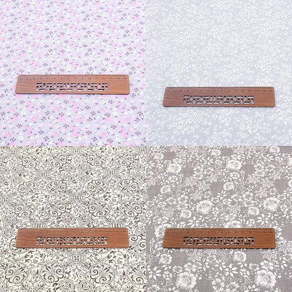 100% Cotton Fabric Bundle - 8 Pre-Cut Squares (20"x20"), Floral Quilting Fabric for DIY Patchwork, Gray
