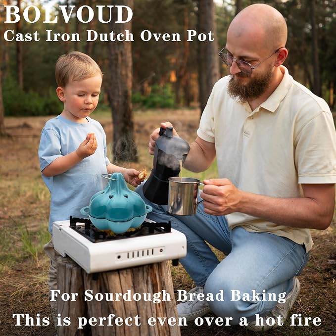 Cast Iron Smoker Roaster & Garlic Roster Baker, Smoker Box, Pre-Seasoned Cast Iron Garlic Roaster for Grill, Perfect for BBQ and Oven, for Smoky, Flavorful Vegetables, Meats or Wood Chips