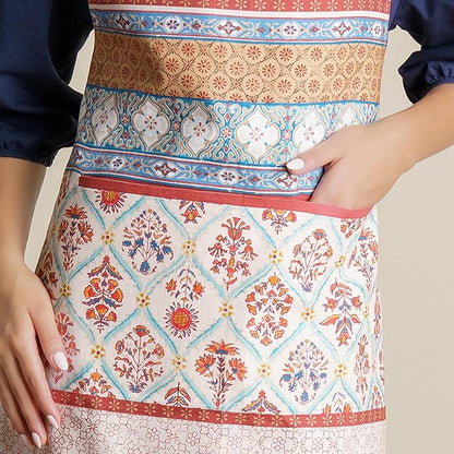 Maison d' Hermine 100% Cotton Apron for women with Pocket Kitchen Chef Apron for Men Cooking Spring Summer