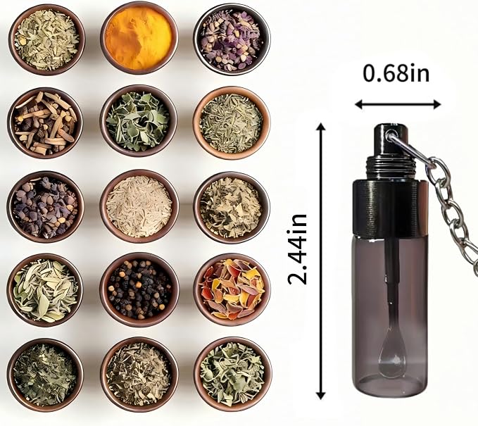 4-Pack Mini Glass Storage Jars, Airtight & Waterproof Containers, Travel-Friendly for Sugar & Spice