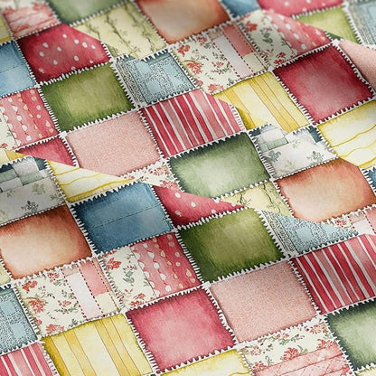 100% Cotton Fabric by the Yard – Turkish Quality Quilting & Sewing Fabric, 1 Yard x 1.69 Yards Wide, Patchwork Cotton for Crafts