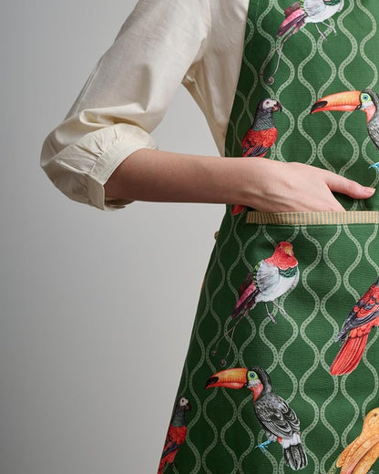 Maison d' Hermine 100% Cotton Apron for women with Pocket Kitchen Chef Apron for Men Cooking Spring Summer