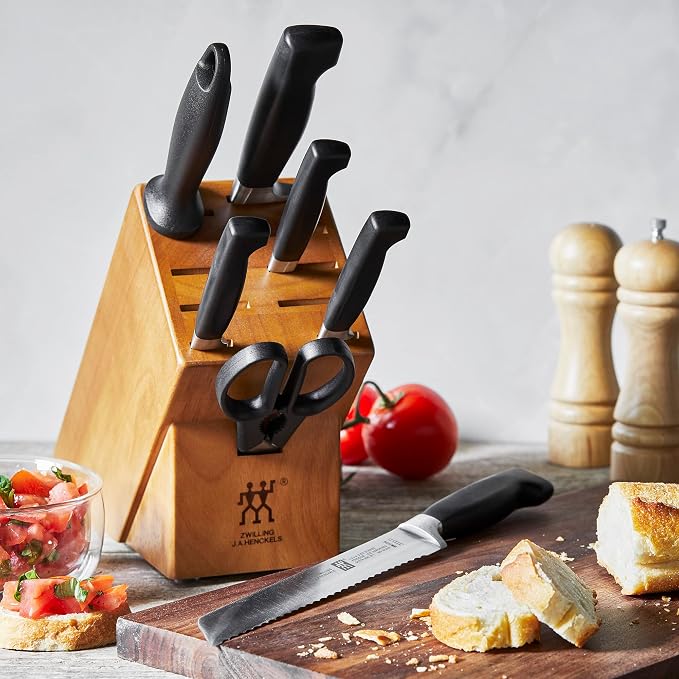 ZWILLING Four Star Anniversary 8-pc Knife Block Set