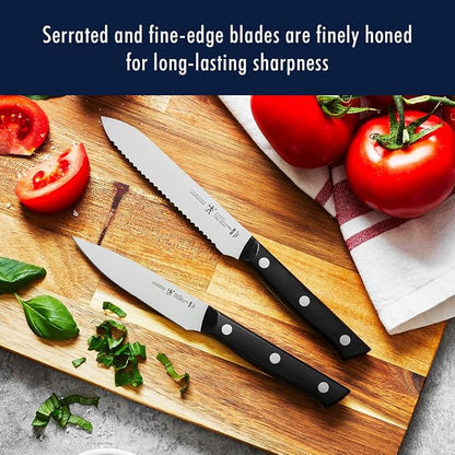 HENCKELS Dynamic Razor-Sharp 12-Piece Knife Set, Chef , Bread , Steak , German Engineered Informed by 100+ Years of Mastery