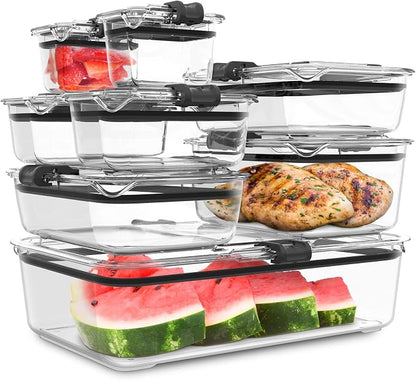 Prepara Latchlok 17.6 Cup Tritan Food Storage Container, Clear