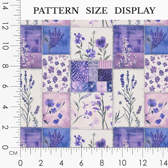 100% Cotton Fabric by the Yard – Turkish Quality Quilting & Sewing Fabric, 1 Yard x 1.69 Yards Wide, Patchwork Cotton for Crafts