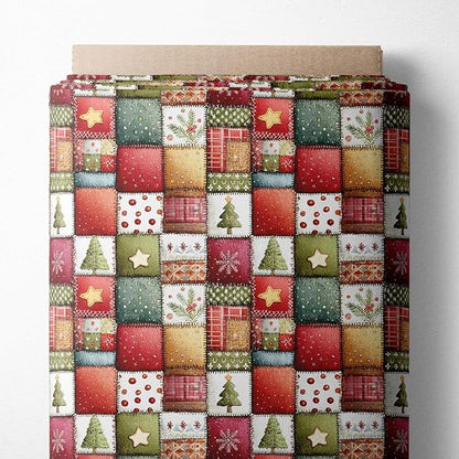100% Cotton Fabric by the Yard – Turkish Quality Quilting & Sewing Fabric, 1 Yard x 1.69 Yards Wide, Patchwork Cotton for Crafts