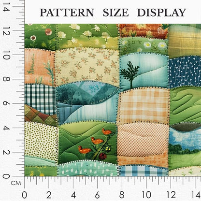 100% Cotton Fabric by the Yard – Turkish Quality Quilting & Sewing Fabric, 1 Yard x 1.69 Yards Wide, Patchwork Cotton for Crafts