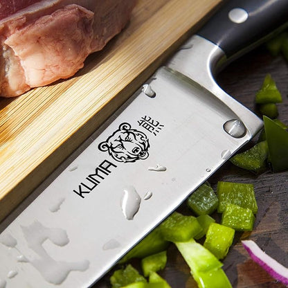 KUMA Multi Purpose Chef Knife (Set of 3) - Razor Sharp Out Of The Box - 8 Inch Chefs Knife for Carving, Slicing & Chopping - Ergonomic Handle - Professional Cooking Kitchen Knife - Cuts Like A Dream