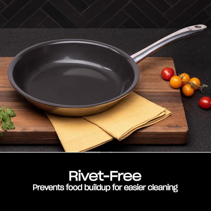 Fissler M5 Pro-Ply Stainless Steel Frying Pan, 10 Inch | 5-Ply Construction