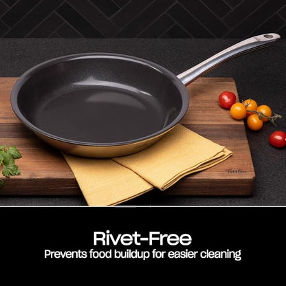 Fissler M5 Pro-Ply Stainless Steel Frying Pan, 10 Inch | 5-Ply Construction