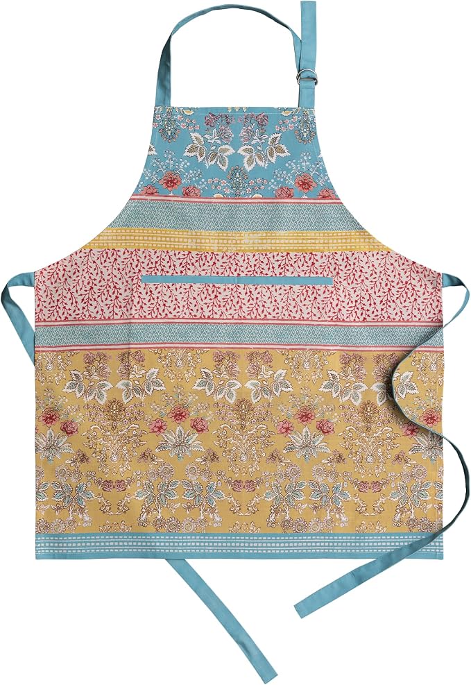 Maison d' Hermine 100% Cotton Apron for women with Pocket Kitchen Chef Apron for Men Cooking Spring Summer