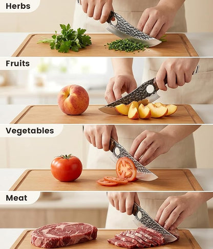 Newise Chef Knife – 6.3 Inch Japanese Steel Kitchen Knife for Cooking & Chopping, Well-Balanced Ultra Sharp Blade, Fathers Day Gift for Dad Husband