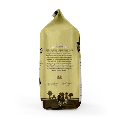 Verena Street 2 Pound Whole Bean Coffee, Medium Roast, Julien's Breakfast Blend, Rainforest Alliance Certified Arabica Coffee