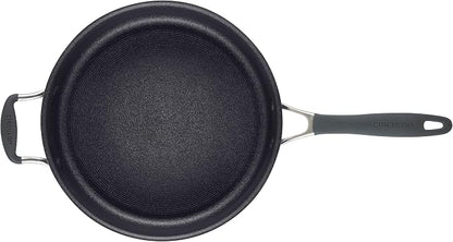 Circulon A1 Series with ScratchDefense Nonstick Induction Cookware, Large Saute Pan with Lid, Nonstick Pan, 5-Quart, Graphite