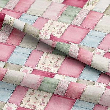 100% Cotton Fabric by the Yard – Turkish Quality Quilting & Sewing Fabric, 1 Yard x 1.69 Yards Wide, Patchwork Cotton for Crafts