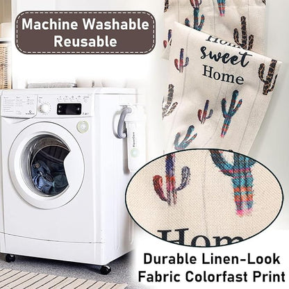 2Pcs Farmhouse Plastic Bag Holder for Kitchen Essentials, Reusable Hanging Grocery Bag Organizer, Washable Large Grocery Trash Bags Storage Dispenser, Farmhouse Home Decor