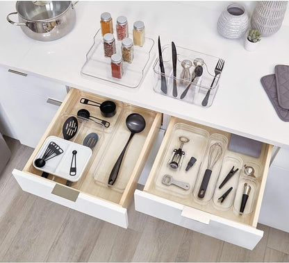 iDesign Crisp Drawer Organizer, Clear