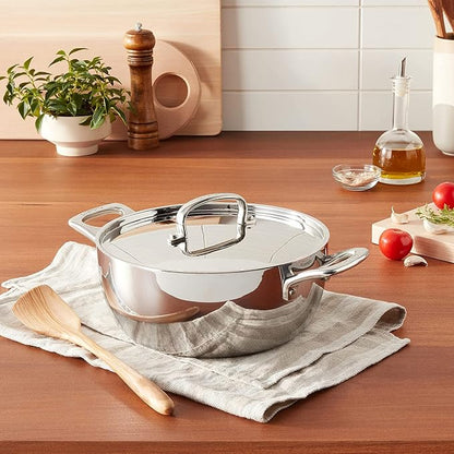 Cuisinart French Classic Tri-Ply Stainless 4.5-Quart Dutch Oven with Cover