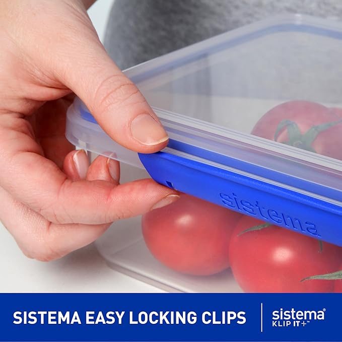 Sistema Klip It Multi-Use Food Storage Container Set, 6-Piece
