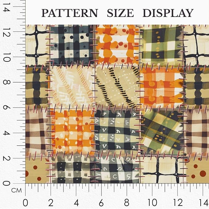 100% Cotton Fabric by the Yard – Turkish Quality Quilting & Sewing Fabric, 1 Yard x 1.69 Yards Wide, Patchwork Cotton for Crafts