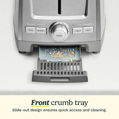 Cuisinart 2-Slice XL Slot Stainless Steel Toaster, Stainless Steel, CPT-1600