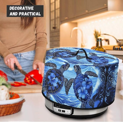 Ocean Turtles Slow Cooker Dust Cover with Pocket 6-8 qt Crock for Pot Keep Small Kitchen Appliance Clean Kitchen Home Accessories Ornate Patterns Decor Cover