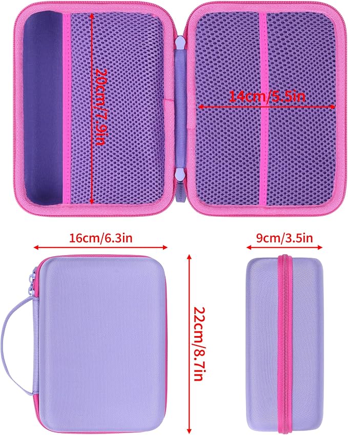 Storage Case Compatible with Leapfrog Fridge Phonics Magnetic Letter Set (Purple + Pink)