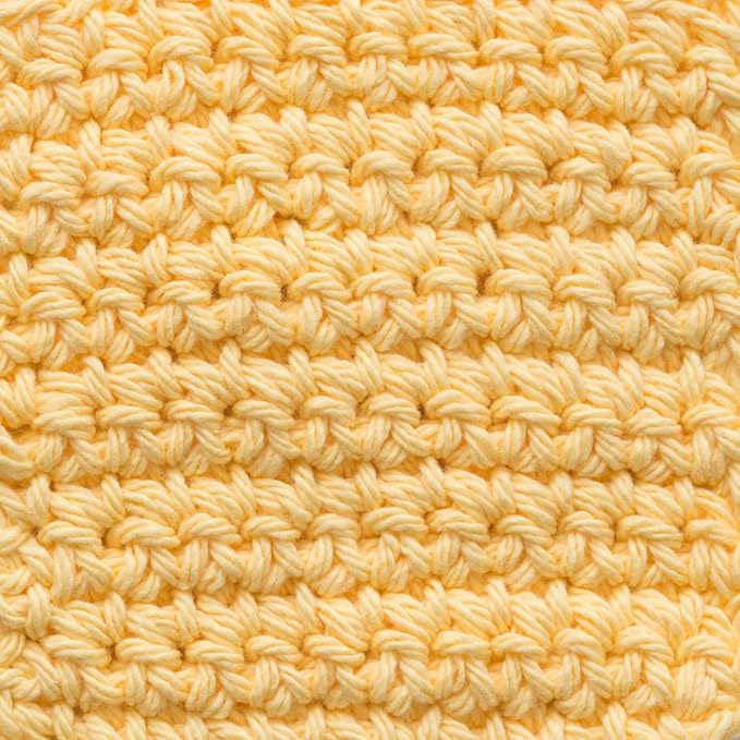 Lily Sugar'n Cream 100% Cotton Yarn 6-Pack Bundle with Bella's Crafts Stitch Markers (Pastel Solids)