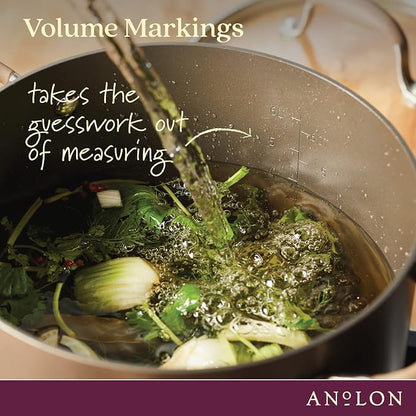 Anolon Advanced Home Hard-Anodized Nonstick 11-Piece Cookware Set (Bronze)