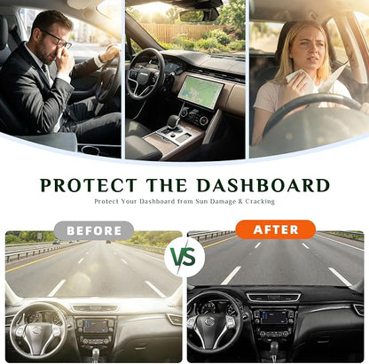 Dash Cover, Anti-Glare, Sun Protection, Dustproof, UV-Proof, Dashboard Covers, Interior Car Accessorie Fit for 2004 2005 2006-2009 Le-xus RX,04-06 RX330,07-09 RX350,06-08 RX400h, Black