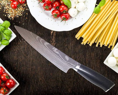 Xanadeu 8" Chefs Knife | Gyuto Knife | G10 Balanced Ergonomic Handle | Razor Sharp High Carbon Stainless Steel | Superb Edge Retention, Stain & Corrosion Resistant