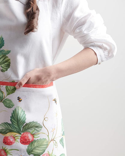 Maison d' Hermine 100% Cotton Apron for women with Pocket Kitchen Chef Apron for Men Cooking Spring Summer