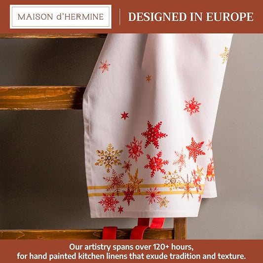 Maison d' Hermine 100% Cotton Apron for women with Pocket Kitchen Chef Apron for Men Cooking Spring Summer
