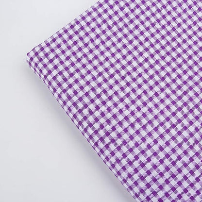 7Pcs 20" x 20" Cotton Fabric DIY Making Supplies Quilting Patchwork Fabric Fat Quarter Bundles DIY for Quilting Cotton Patchwork Cushions (Purple, 20" x 20")