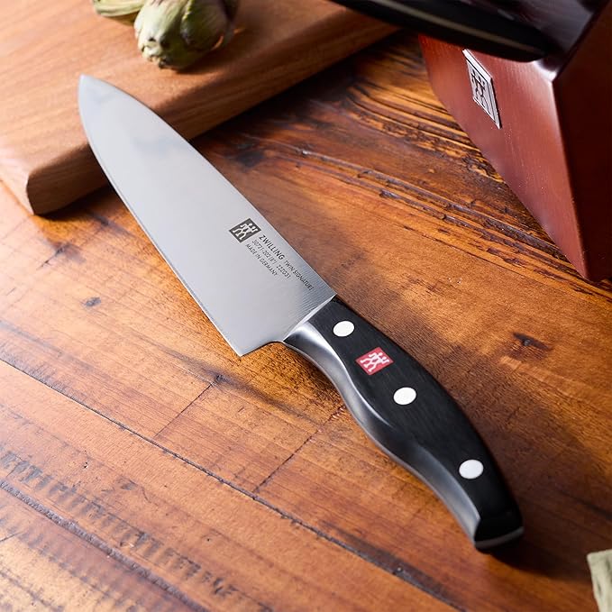 ZWILLING Twin Signature 20-Piece Razor-Sharp German Knife Block Set, Made in Company-Owned German Factory with Special Formula Steel perfected for almost 300 Years, Dishwasher Safe